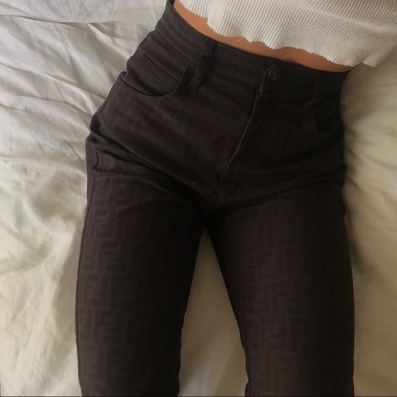 Vintage Authentic Fendi Zucca Pants - Picture 6 of 6